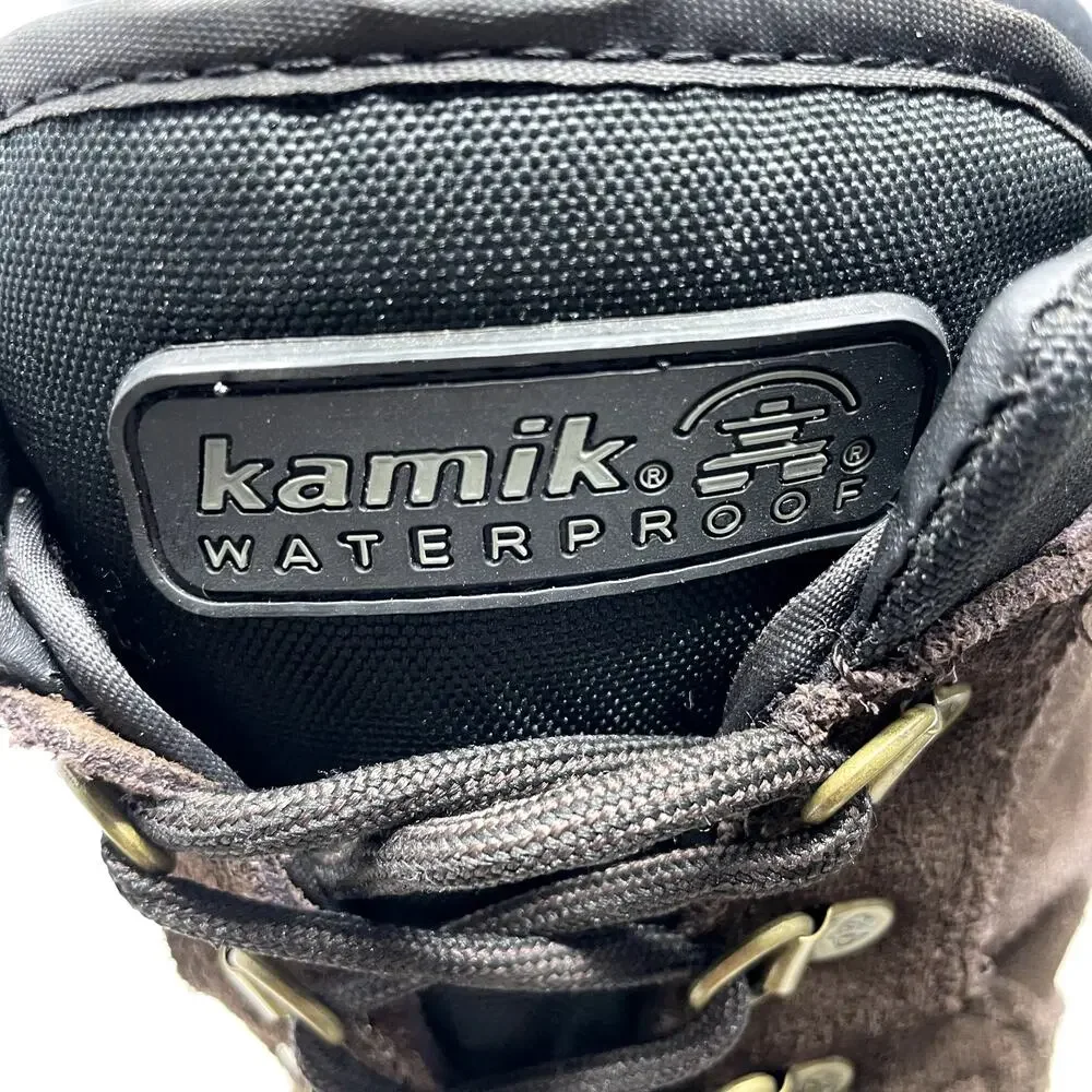 Kamik Suede Nation Plus Waterproof Insulated Winter Boots Mens 8